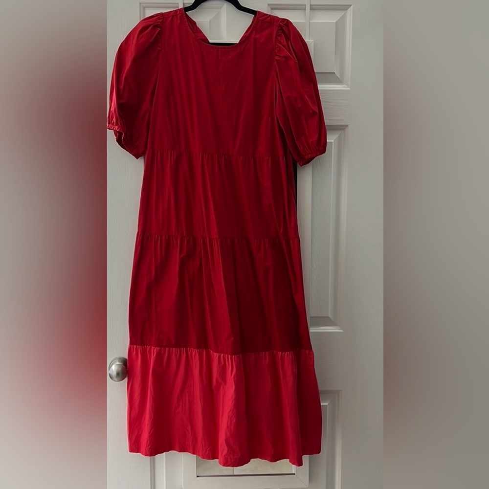 Colorblock long dress